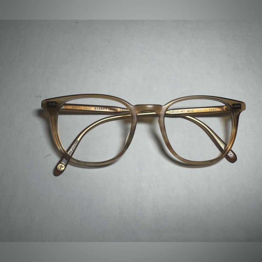Garrett Leight California  Brown Eyeglasses